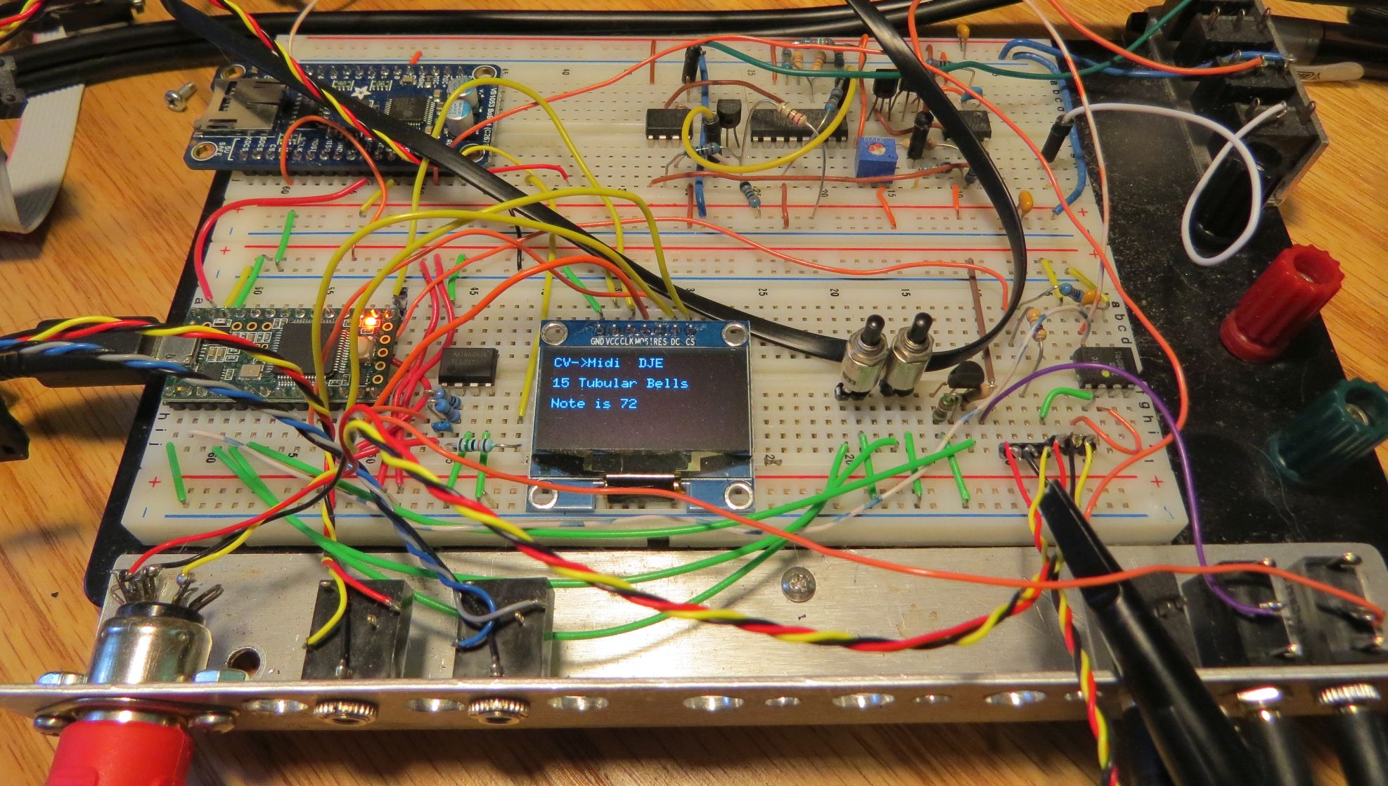 oled 2 CV to Midi project